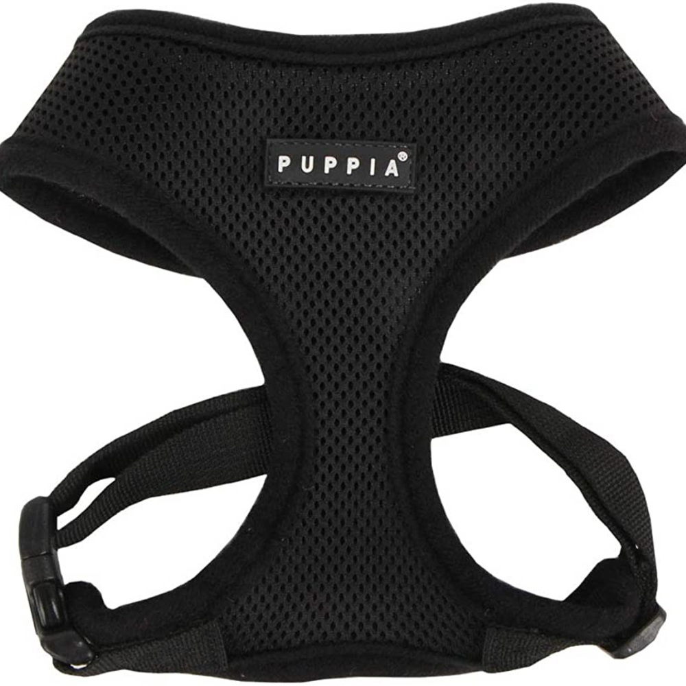 Puppia Black Breathable Mesh Dog Harness